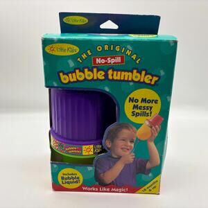 Vintage NEW Little Kids The Original No-Spill Bubble Tumbler Soap Bubble Maker